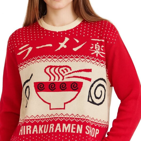 Ripple Junction Naruto Shippuden Ichiraku Ramen Shop Knit Pullover Sweater - XL - Picture 3 of 9